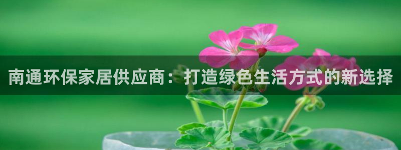 沐鸣2测速登录地址：南通环保家居供应商：打造绿色生活方式的新