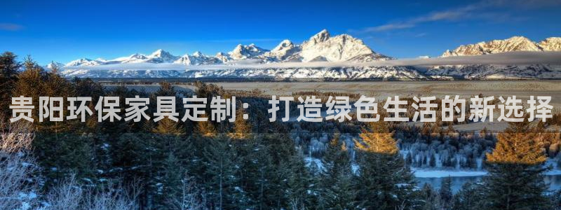沐鸣2注册沐鸣2登陆：贵阳环保家具定制：打造绿色生活的新选择