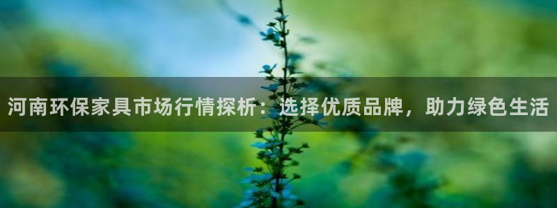 沐鸣2平台注册入口：河南环保家具市场行情探析：选择优质品牌，